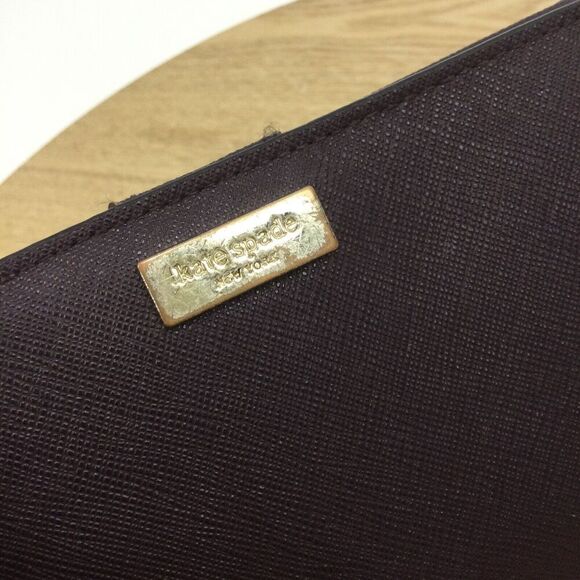 Kate Spade Stacy Laurel Way Newbury Lane Saffiano Leather Wallet Purple - Picture 12 of 12